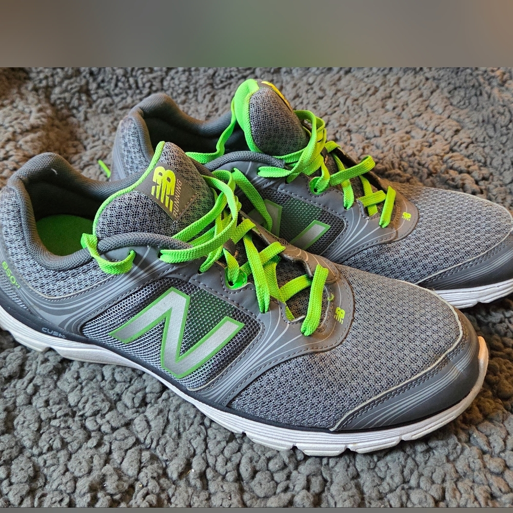 New Balance 850 v1 Womens 8 Running‎ Shoes Gray Green Cush+ W850GD1 Athletic...